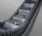 Rubber Conveyor Belt  w/ 6”Sidewall | 42”wide x 410’ Long x 5/64” thick