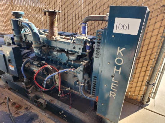 Kohler Electric Power Plant Generator | Model#85R071 | Hours: 1139.7 |  RPM: 1,800 |Battery Volts...