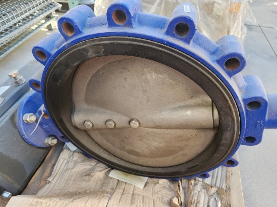 Tyco Keystone Butterfly Valve, Size 18 | 79U Pneumatic Actuator included