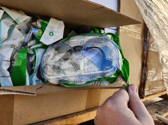 Anti-Fog Lens Safety Goggles | Vented | 15 per box | 200 Boxes