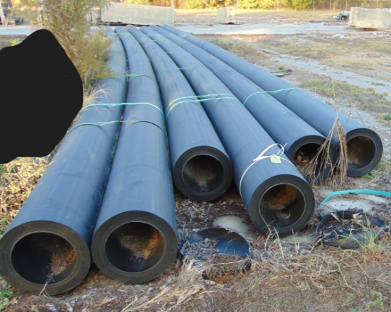 HDPE Pipe | DR7 | 16" OD-10-3/4" ID |  50' long | Qty 7