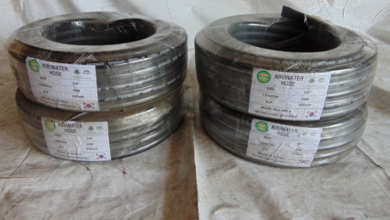 JEFLEX Rubber Air/Water Hose |  5/8  inch x 65  inch| Working Pressure: 20 Bar | Burst Pressure: 60