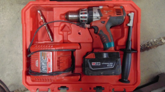 Milwaukee 1/2 inch Hammer Drill | Battery Powered