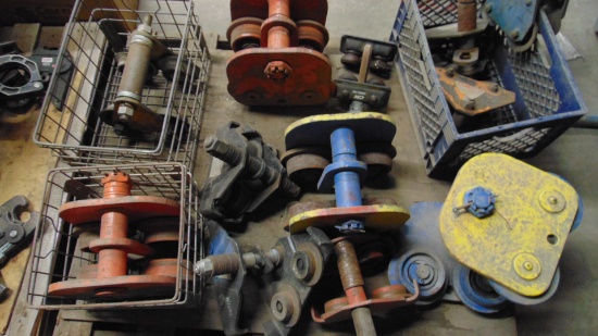 Pallet of Misc Pullies