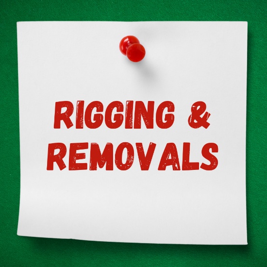 RIGGING AND REMOVAL