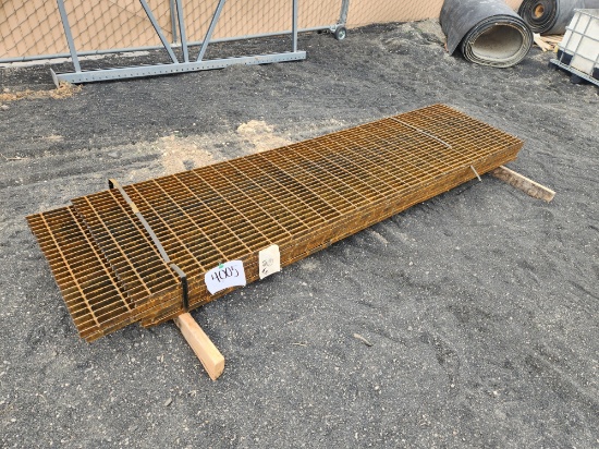 Steel Grating | 28-3/4"x107"x1" | 102 lbs | Qty 6