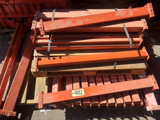Teardrop Pallet Racking Beam | Old Style | Orange | 44"x3-1/2" | 12 lbs | Qty 27
