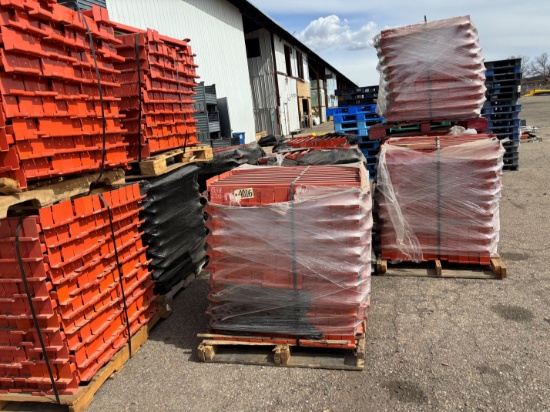 Teardrop Pallet Racking Crossbeam | Orange | 36"x3"x1-1/2" | 7 lbs | Qty 2179