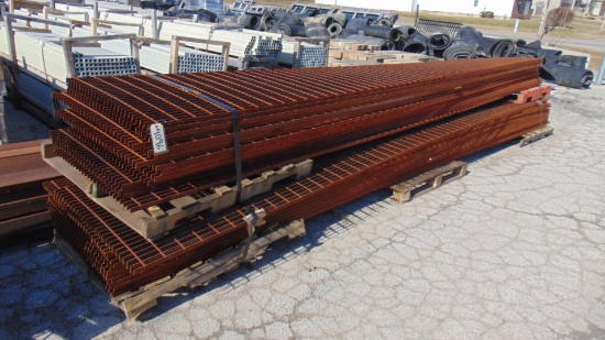 Steel Grating | Rusty | 30"x21'x1" | 7500 lbs total | Qty 30
