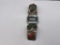 NAVAJO STERLING SILVER TURQUOISE AND CORAL MEN'S WATCH TIPS WITH SEIKO WATCH