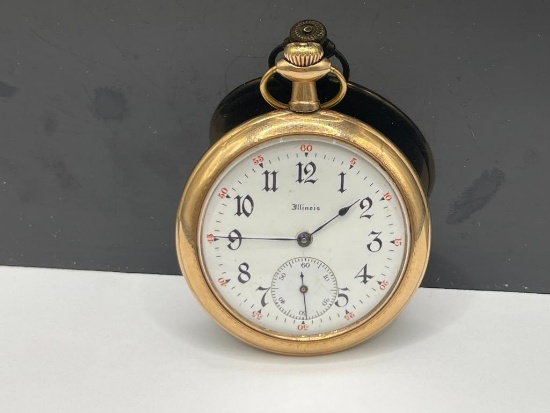 1912 ILLINOIS 17 JEWELS POCKET WATCH