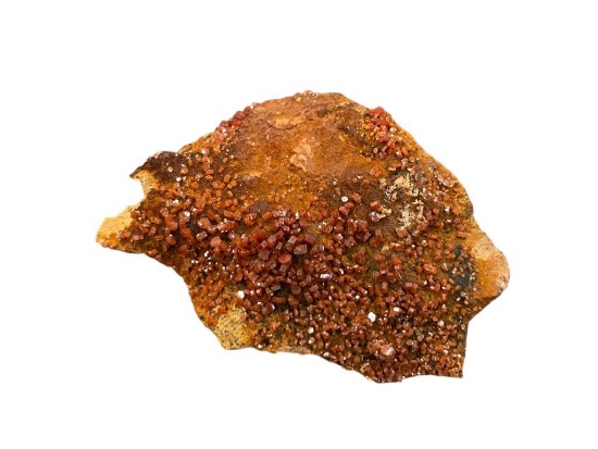 VANADINITE CRYSTAL CLUSTER GEOLOGICAL SPECIMEN SAMPLE MINED IN MOROCCO