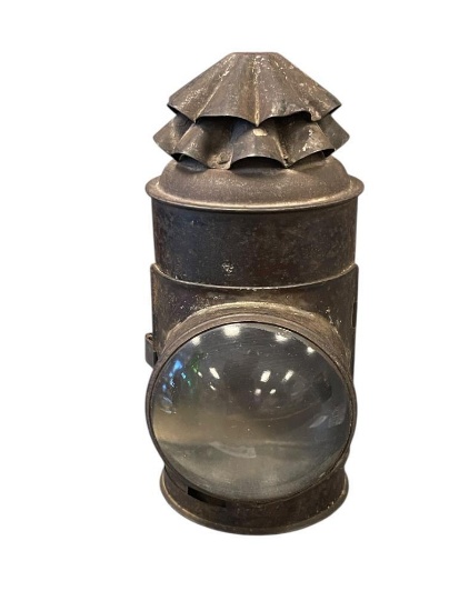 1880'S DIETZ NO. 3 POLICE BULLSEYE FLASHLIGHT LANTERN