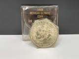 UNCIRCULATED 1968 MEXICO 72% SILVER 25 PESOS COIN