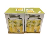 TWO NEW IN BOX DEL SOL ORIGINAL MASON COLD BEVERAGE DISPENSERS