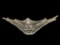 DAUM FINE FRENCH CRYSTAL SCALLOPED OBLONG BOWL HAND MADE