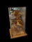 LEON HYATT (1959-2014) HAND CRAFTED WOODEN GEAR ELECTRIC TIMEPIECE CLOCK