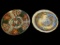 VINTAGE AND ANTIQUE GERMAN AND JAPANESE DECORATIVE PLATES INCLUDING DRESDEN FLORAL DECORATED PLATE