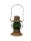 INTRODUCED IN 1887 DIETZ STANDARD NO. 39 STEEL CLAD RAILROAD LANTERN WITH GREEN GLASS SHADE