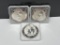 THREE 1999 AUSTRAILIAN KOOKABURRA .999 FINE SILVER DOLLARS