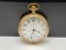 1914 ELGIN SEVEN JEWWEL MODEL 5 OPEN FACE POCKET WATCH