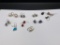 ASSORTED STERLING SILVER FASHION EARRINGS
