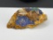 AZURITE, MALACHITE, AND QUARTZ GEOLOGICAL SPECIMEN