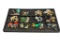 VINTAGE COSTUME JEWELRY FEATURING MOSTLY EARRINGS AND BROOCHES