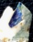 RARE BENITOITE GEOLOGICAL SPECIMEN MINED IN NEVADA