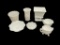 VINTAGE MILK GLASS COLLECTIBLE GLASSWARE