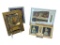 20TH CENTURY ADVERTISEMENT / RELIGOUS THERMOMETERS CIRCA 1940'S WITH COLORED ART
