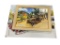 ROUTE 66 AMERICAN HIGHWAY METAL SIGN AND VIBRANT PHOTOGRAPH