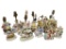FRENCH PROVINCIAL ROMANTIC MAN AND WOMAN FIGURINES AND TABLE LAMPS 12 ITEMS TOTAL
