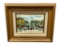 ORIGINAL ACRYLIC ON CANVAS PARIS STREET SCENE SIGNED W. OLSON