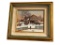 D. BAXTER SERIGRAPH ON CANVAS CITY WINTERSCENE