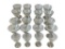 FOSTORIA BRIDAL BELL CUT CRYSTAL STEMWARE DISCONTINUED, PRODUCED FROM 1957-1973