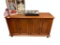 SOLID WOOD SIDEBOARD FEATURING TWO CABINETS