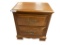 GENUINE SOLID EASTERN BIRCH WOOD TWO-DRAWER COMMODE