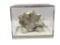 PYRITE AND CLACITE GEOLOGICAL SPECIMEN IN PERKY DISPLAY BOX