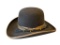 BEAVER BRAND HATS 5X FUR FELT COWBOY HAT SOLD BY OLD RED CARTER VIRGINA CITY, NEVADA SIZE 7 1/8