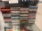 NEARLY 100 ASSORTED MUSICAL CD'S INCLUDING ZZ TOPS GREATEST HITS, AEROSMITH, WHITNEY HOUSTON, ETC.