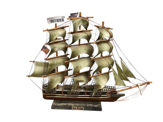 1869 CUTTY SARK WOODEN 3-MAST SHIP MODEL