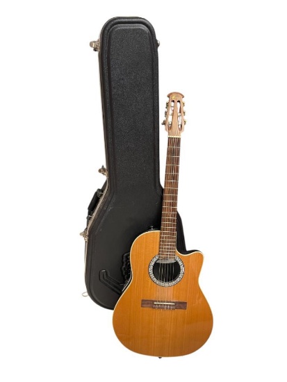 OVATION CELEBRITY MODEL NO. CC059 SIX STRING ELECTRIC ACOUSTIC GUITAR