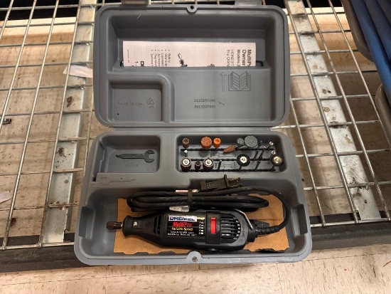 DREMEL MULTIPRO ROTARY TOOL MODEL 395 TYPE 5 IN ORIGINAL CASE WITH ATTACHMENT BITS