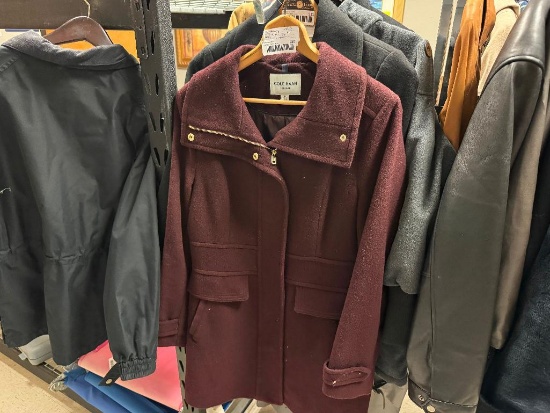 MEN'S COLE HAHN SIGNATURE BURGANDY WOOL JACKET