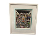 CHARLES FAZINO LIMITED EDITION 3D POP-ART PRINT TITLED 