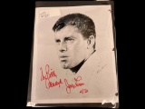 JERRY LEWIS AUTOGRAPHED BLACK AND WHITE PHOTOGRAPH FROM THE COLLECTION OF WILLIAM BROWER