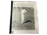 AUTOGRAPHED FRANK SINATRA AND ANDY GRIFFITH B&W PHOTOGRAPH FROM COLLECTION OF WILLIAM BROWER