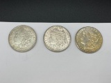 1921 AND TWO 1921-S U.S. MORGAN SILVER DOLLARS