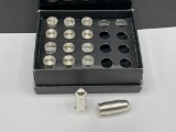 14 .999 FINE SILVER .45 CAL BULLETS